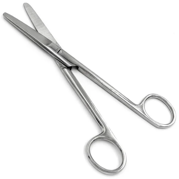 PI-02-1104. Ножиці операційні прямі тупокінцеві, 170 мм. PARADISE